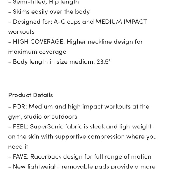 NWT- Athleta Lighting Support Top Teal - Picture 5 of 6